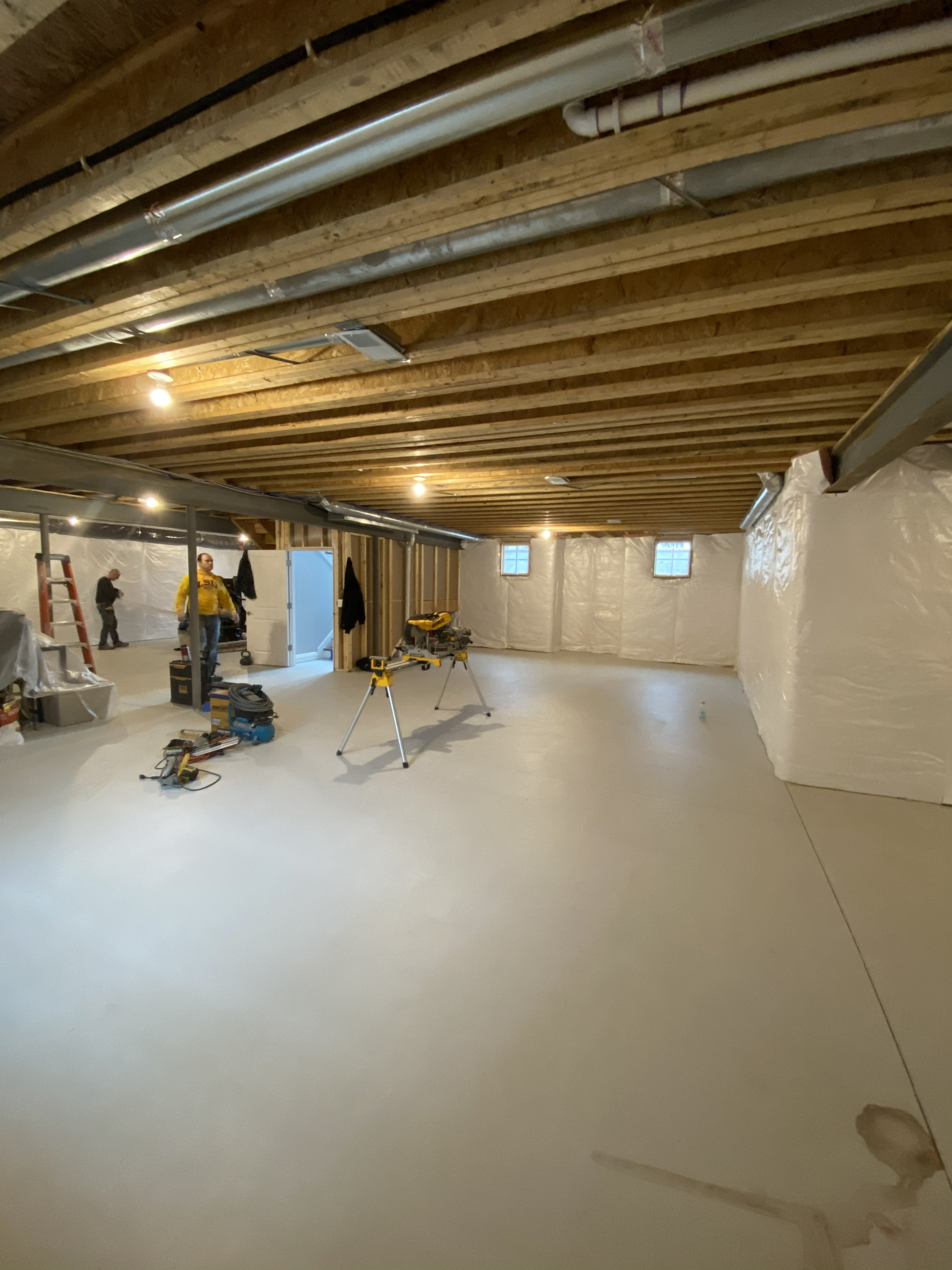 Finished Basement Recreation Room before: JD Contracting LLC, Southeast Michigan